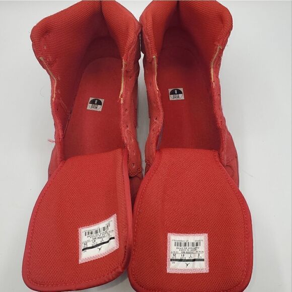 NIKE AIR JORDAN 1 2016 RETRO HIGH TRIPLE GYM RED SUEDE [332550-603] Size 8 - Picture 14 of 16